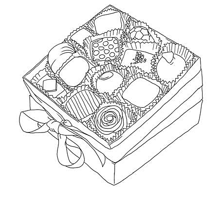 Mais oui!  You can create your very own box! 26 pc Customized Classic Chocolate Box: